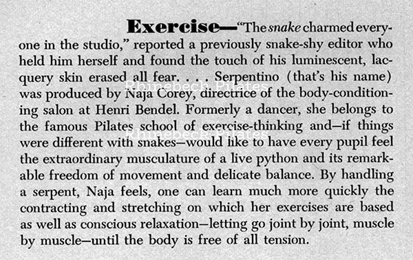 Exercise Naja Cori Pilates History Archive Article