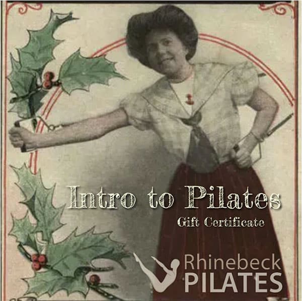 intro to pilates gift certificate