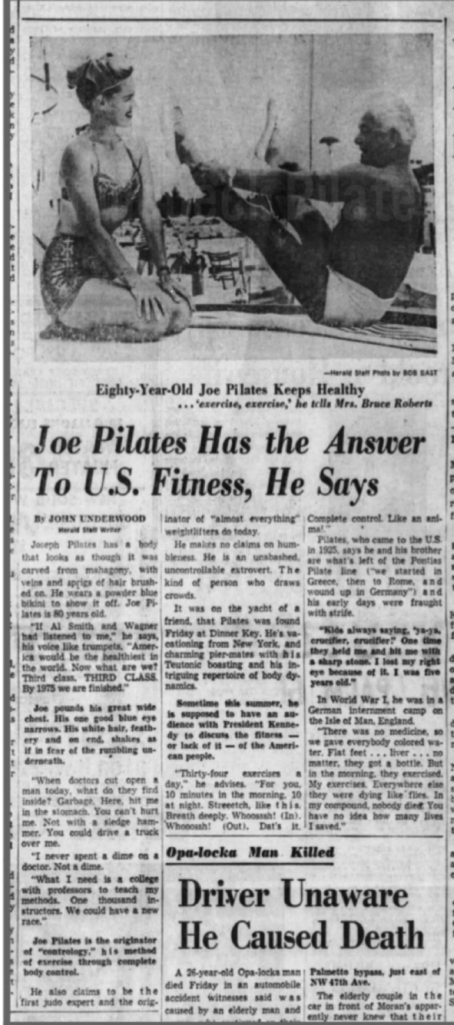 Joe Pilates Has the Answer for U.S. Fitness