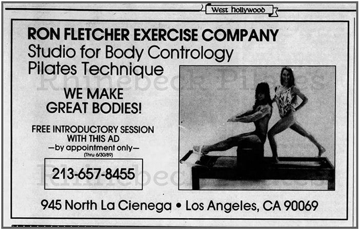 Ron Fletcher Company ad