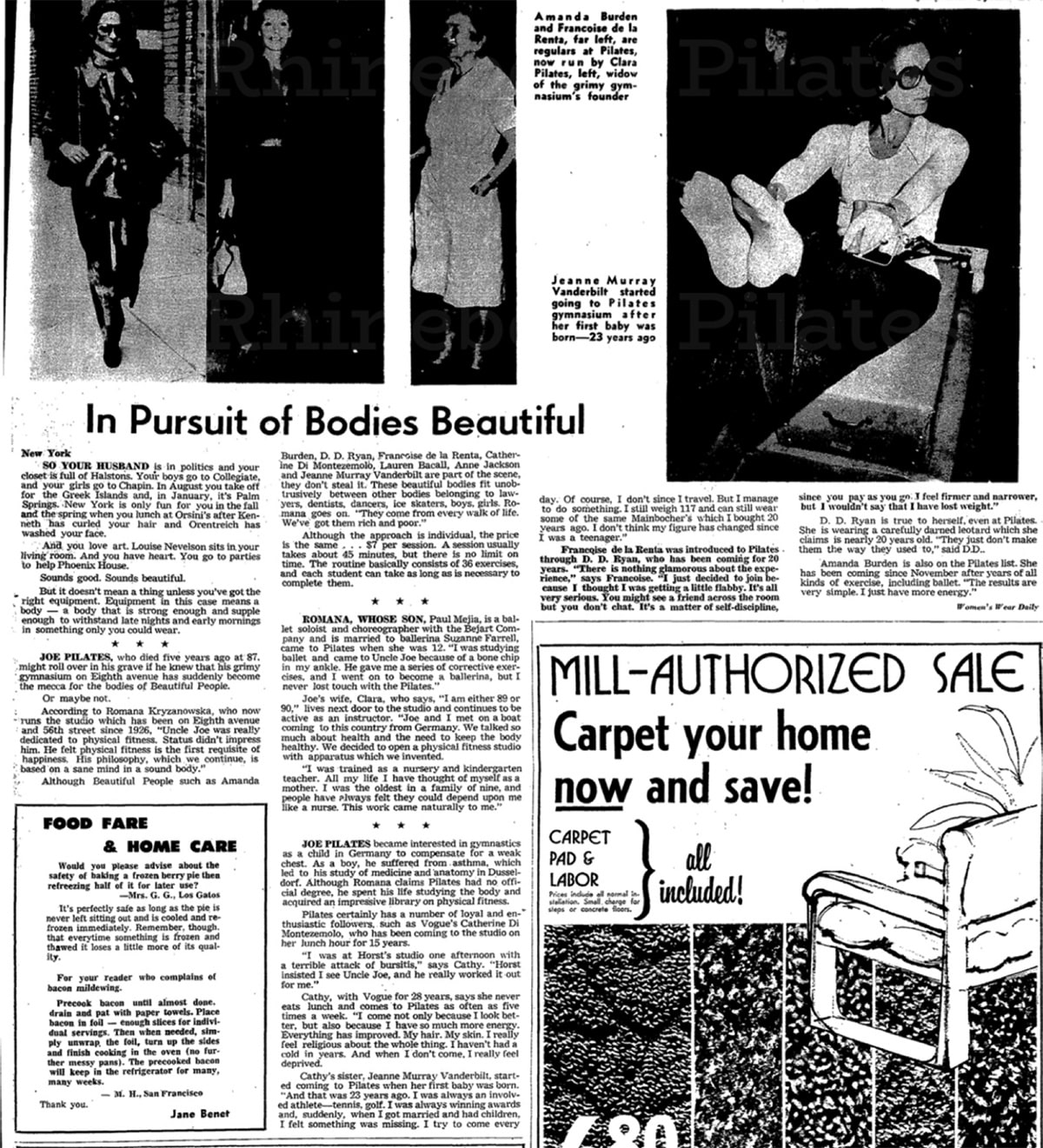 "In Pursuit of Bodies Beautiful" article