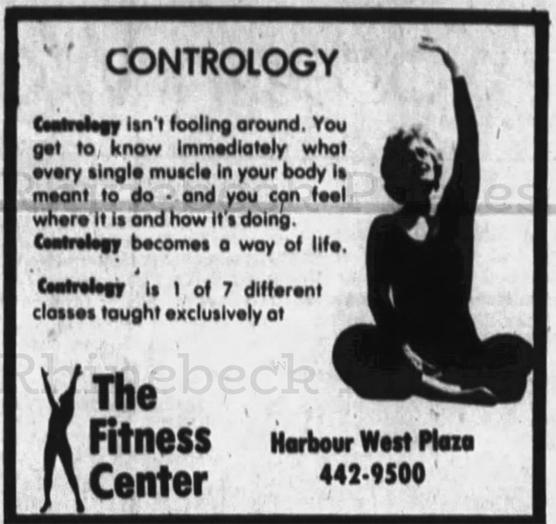 Fitness Center Contrology ad