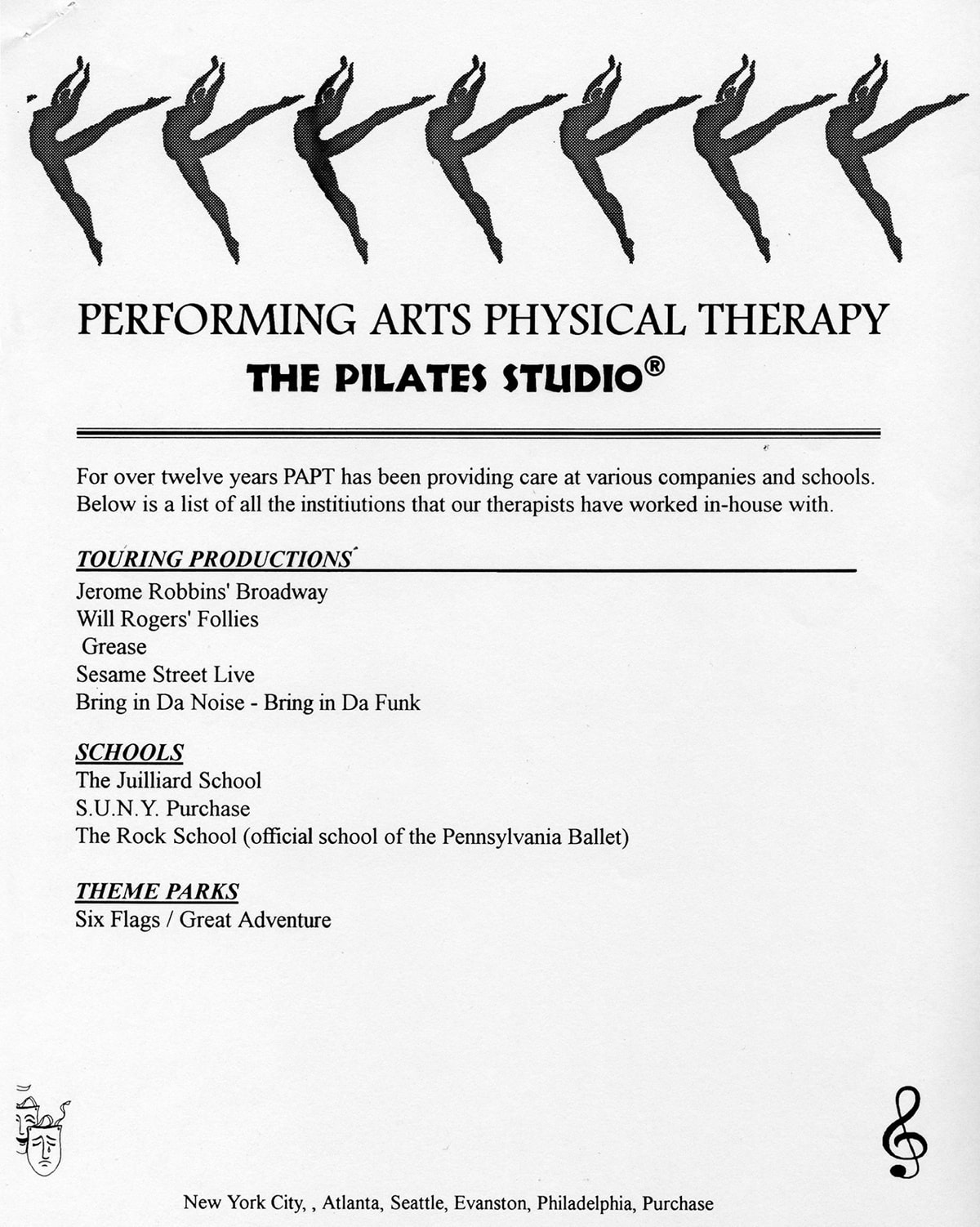 Parsons Dance Company pilates archive article