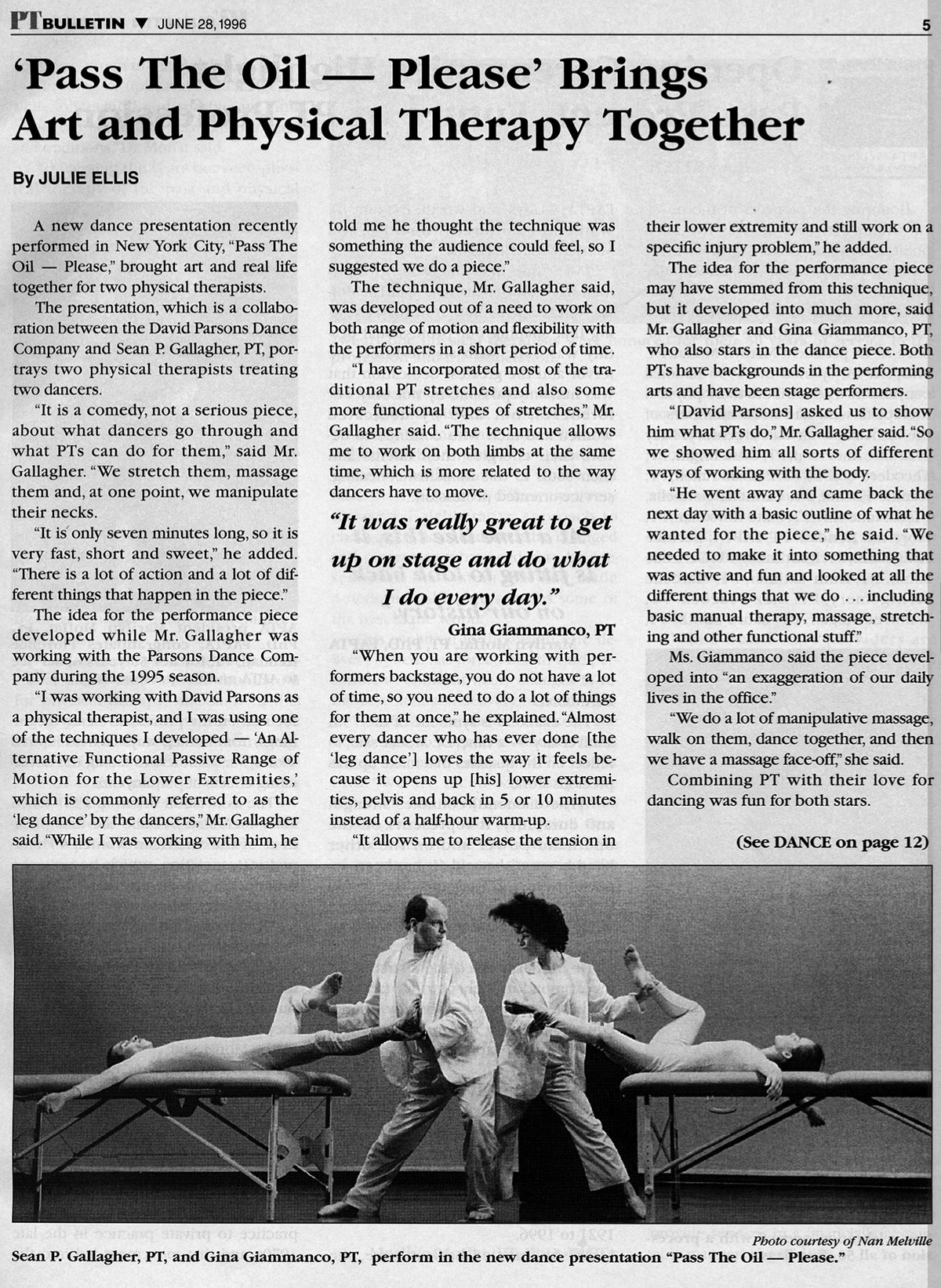 Pass yjr Oil Sean Gallagher PT performace pilates archive article page 1