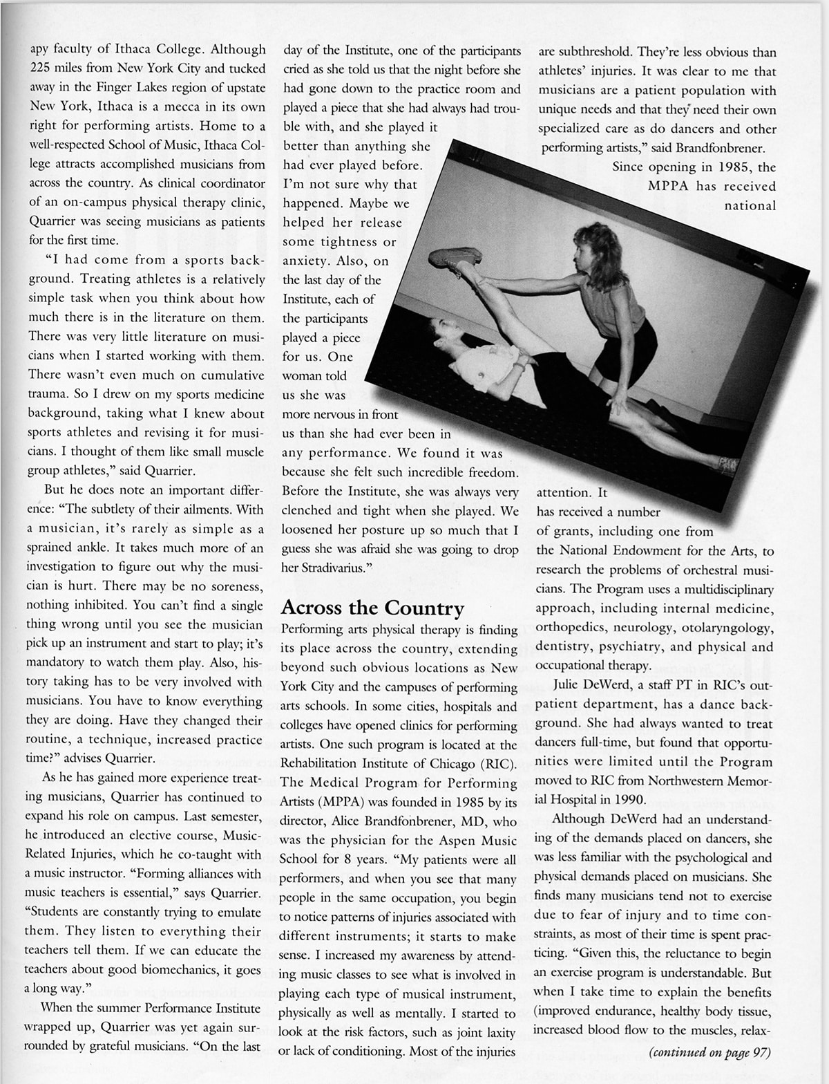 PT Magazine Performing Arts pilates archive article 7