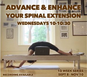 Spinal Extension Online Virtual Class