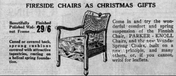 Fireside chairs ad