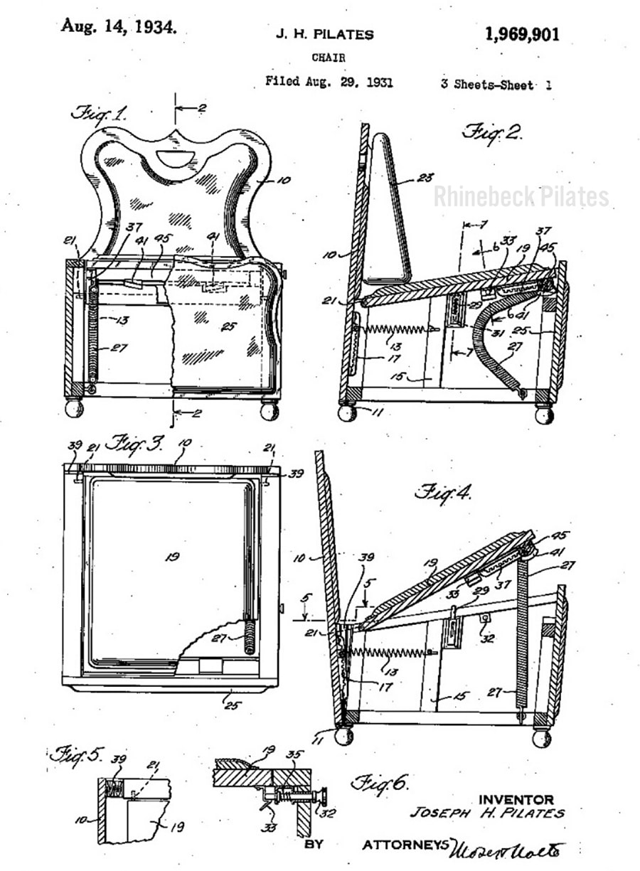 joseph pilates wunda chair patent