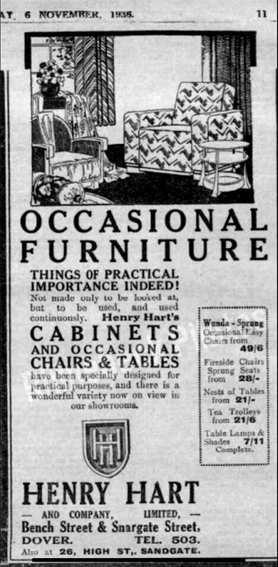 Occasional furniture ad