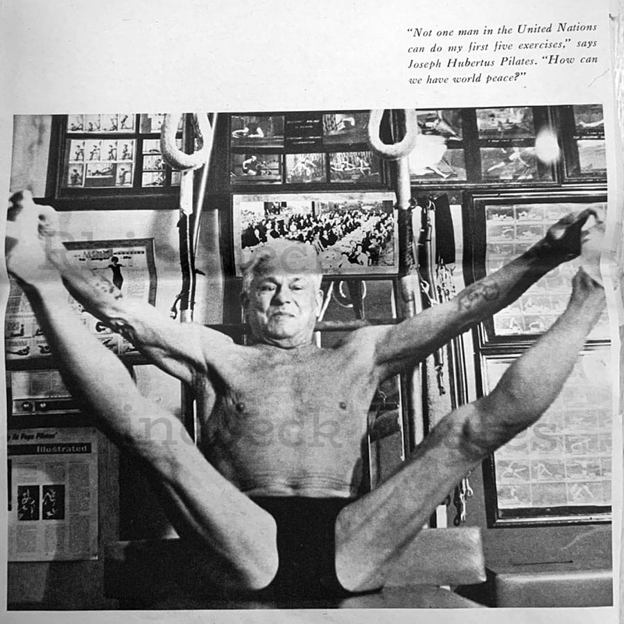 Eighth Avenue "Contrologist" rare joe pilates archive article