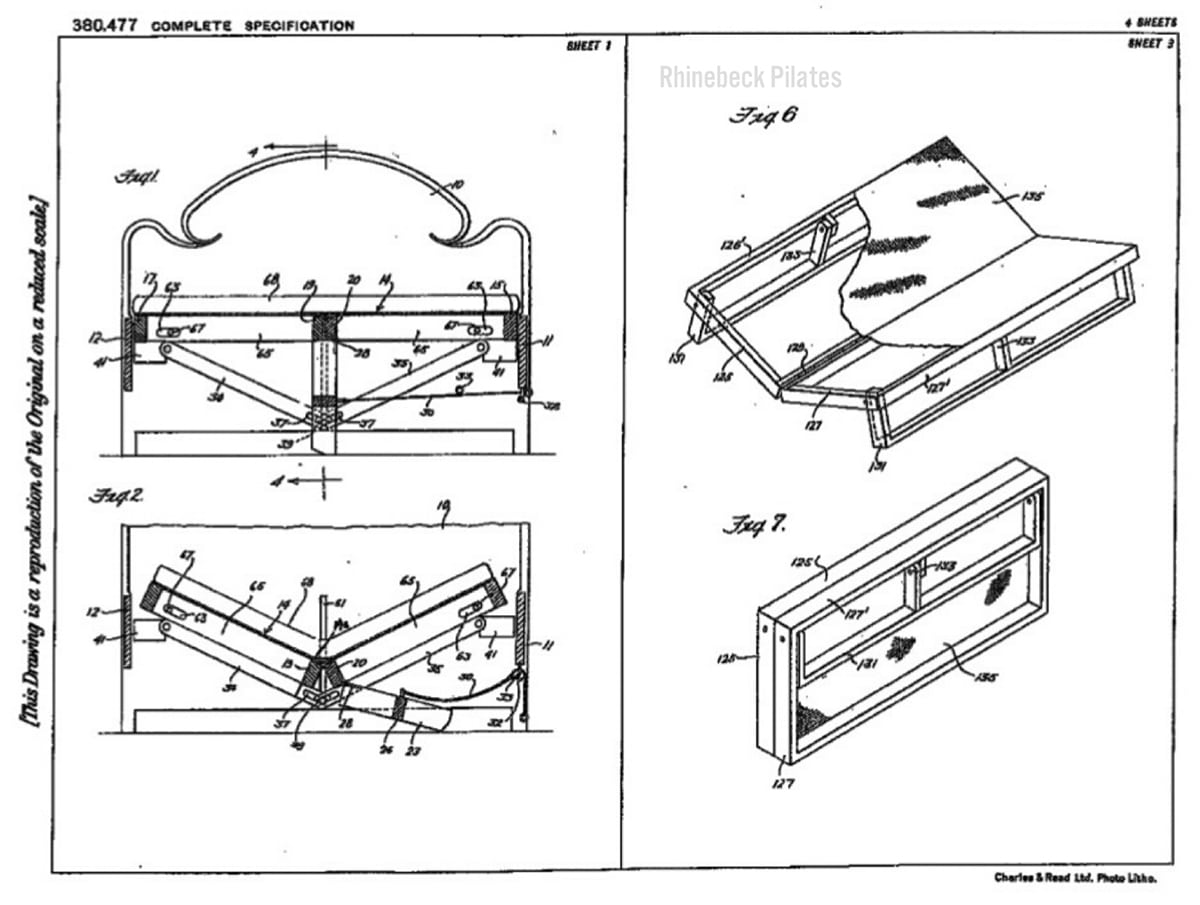 patent specification for improvement bed and couches design