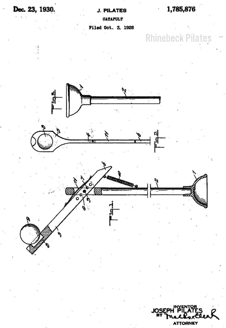 pilates catapult patent specification