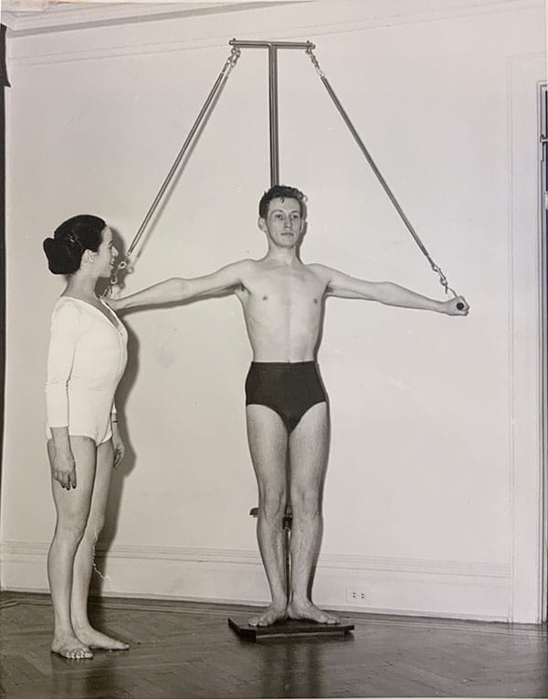 research photo carola trier pilates history archive