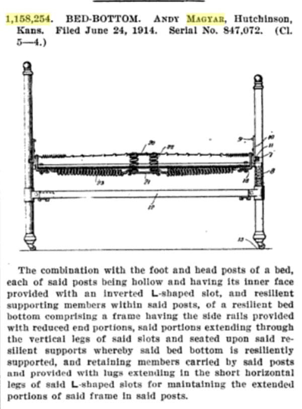pilates bed reference magyar spring bed patent
