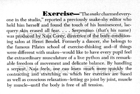 Naja Cori Exercise Pilates History Archive Article