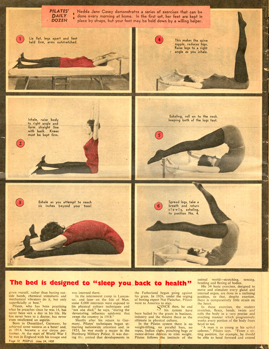 Stretching Your Way to Longer Life Joseph Pilates archive article