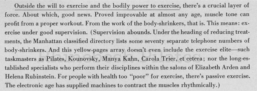 Joe Pilates Archive Article Outside Will Exercise