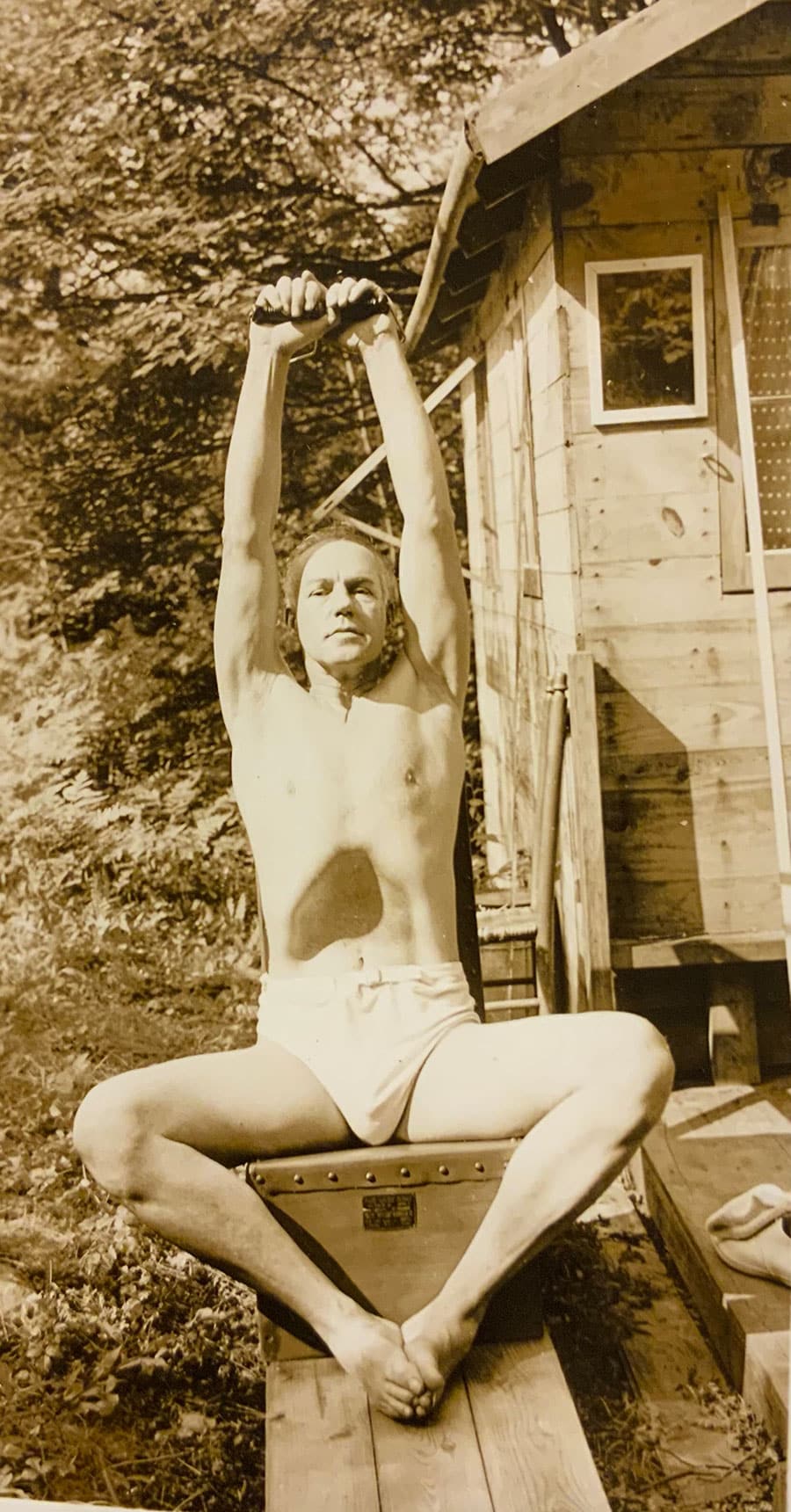 Ted Shawn pilates wunda chair archive photo