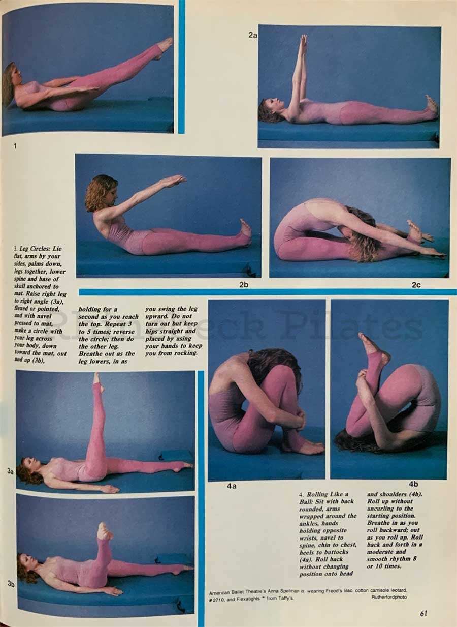 Warm Up Exercises Romana Kryzanowska pilates archive article