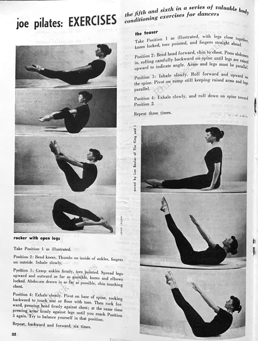 Joe Pilates Body builder for Dancers pilates history archive article