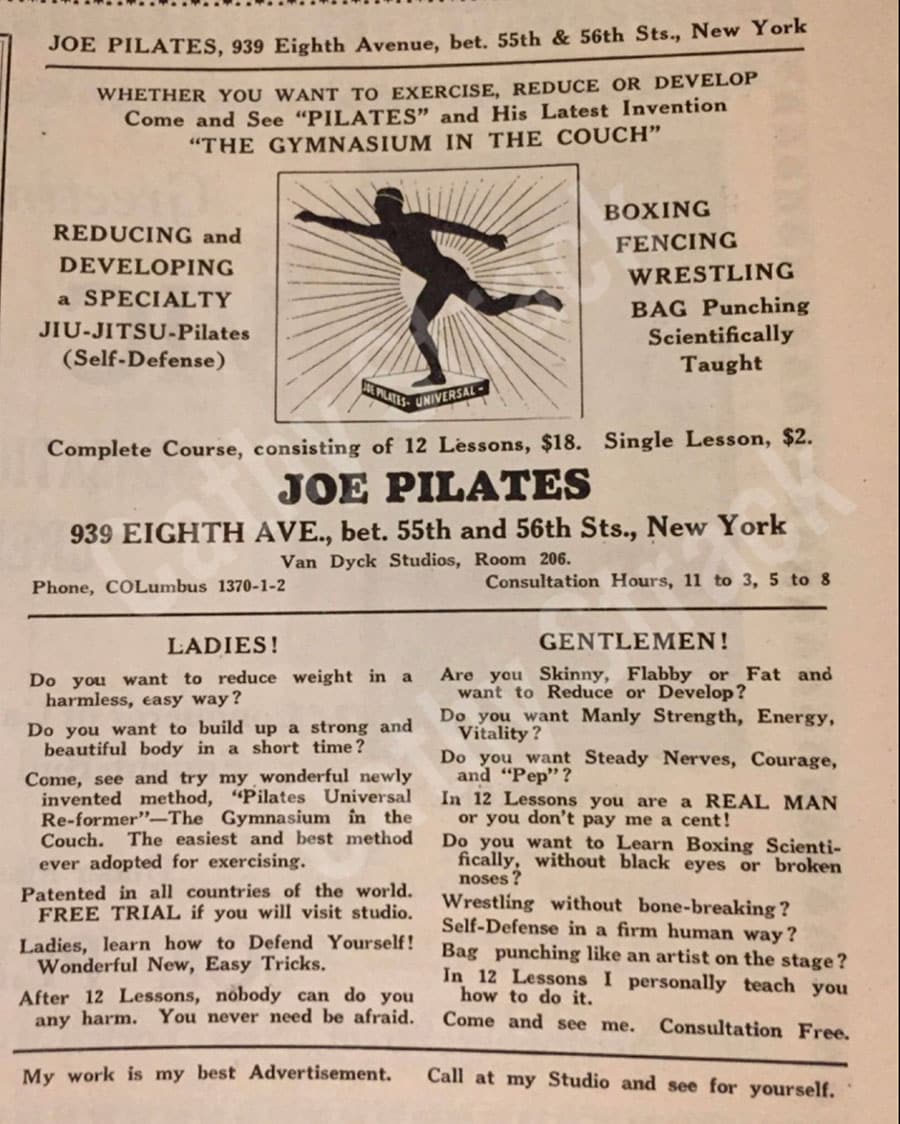 Joe Pilates Complete Course Archive Ad