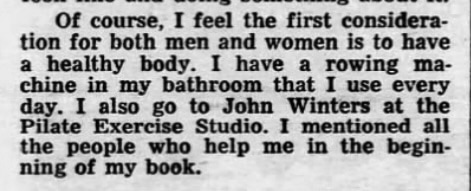 Francis Scavullo Photographer, article mention of John Winters.