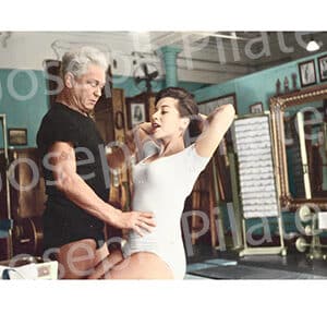 "Joe with Elaine Malbin on the Short Box 2" Colorized Print