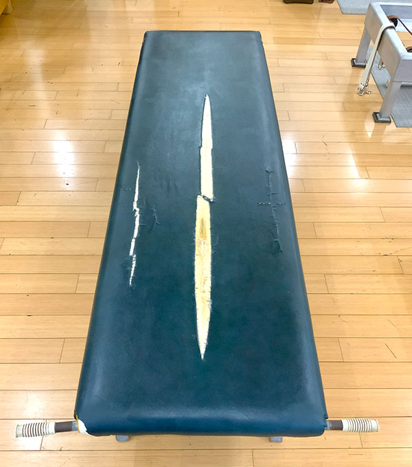 Carola Trier’s Original Benchmat with White Bike Handles
