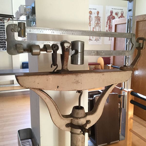 Vintage Scale from Elaine Ewing's Vintage Pilates Equipment Collection